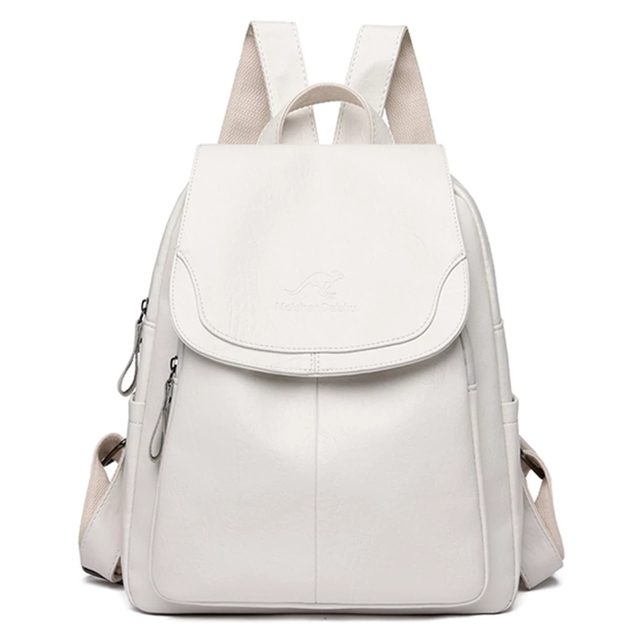 Mochila de Couro Ecológico Feminina