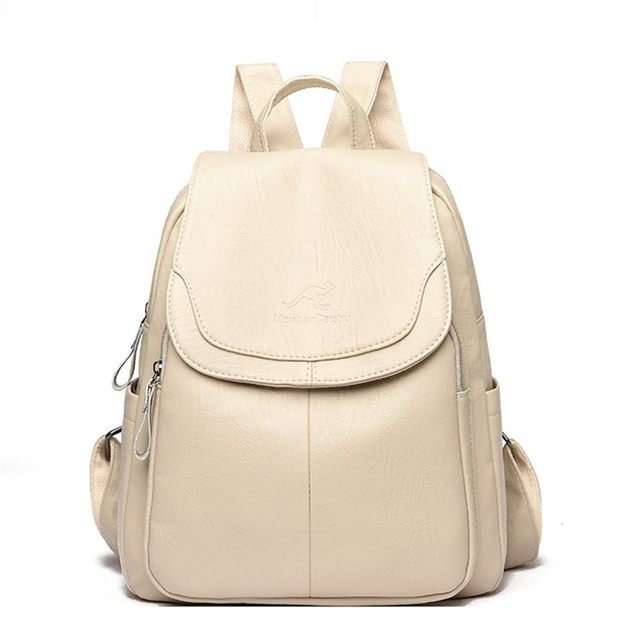 Mochila de Couro Ecológico Feminina