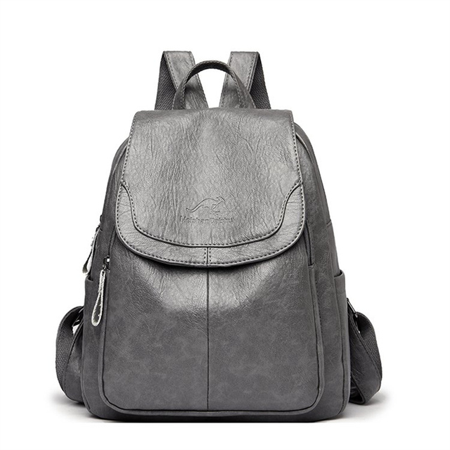 Mochila de Couro Ecológico Feminina