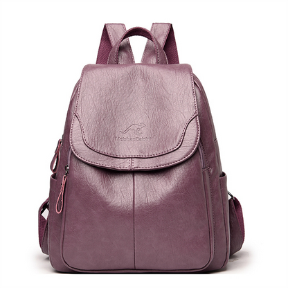 Mochila de Couro Ecológico Feminina
