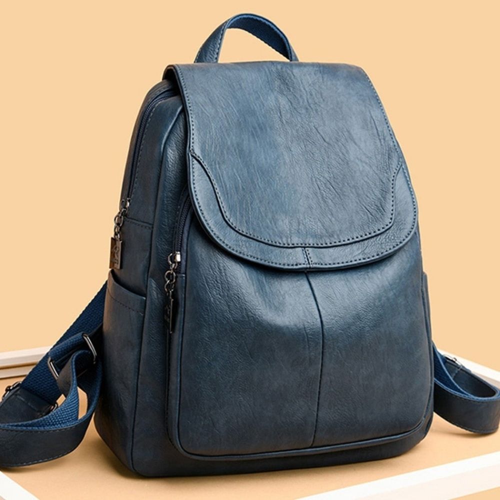 Mochila de Couro Ecológico Feminina