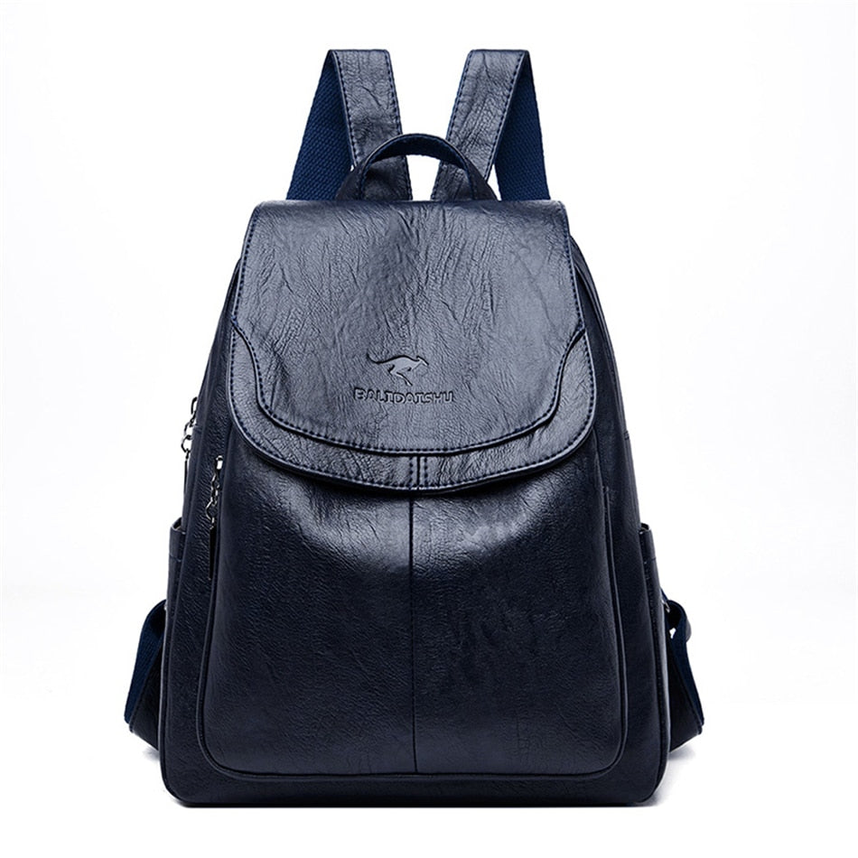 Mochila de Couro Ecológico Feminina