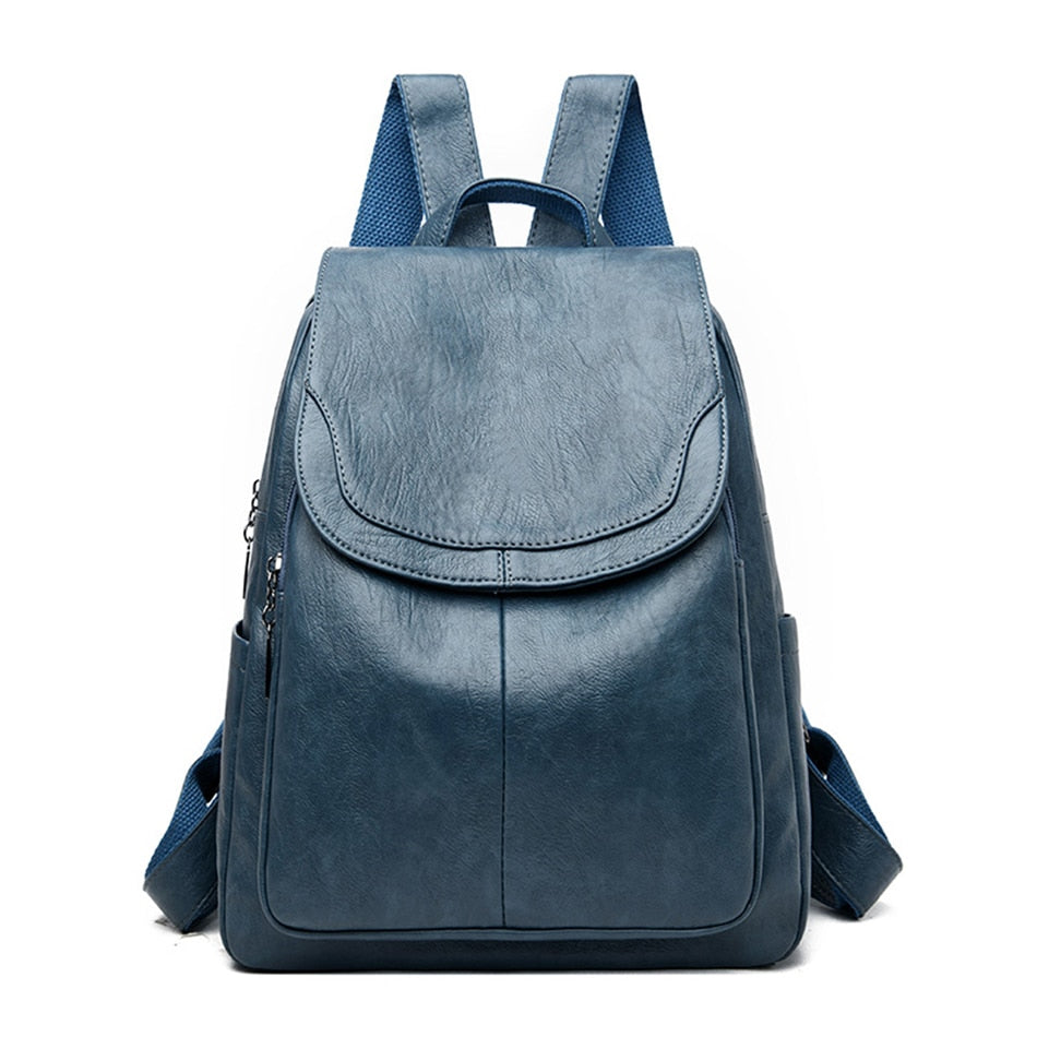 Mochila de Couro Ecológico Feminina